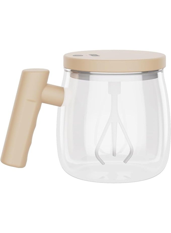 Self-Stirring Cup: Electric Mixing Cup, High Borosilicate Glass, Self-Stirring Mug, Portable Coffee Cups with Automatic Stirrer for Coffee, Milk ( Multicolor ) - Image 1